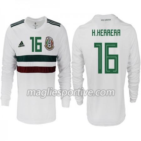 Completo Calcio Messico H.HERRERA 16 Divisa Trasferta Mondiali 2018 ML